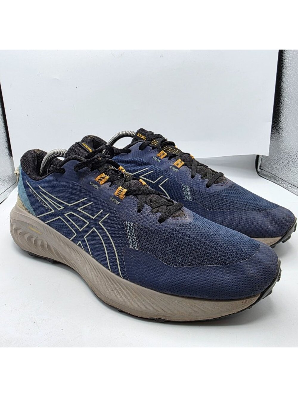 Asics Gel-Excite Trail 2 Mens 10.5 Deep Ocean Dried Leaf Green Running Shoes